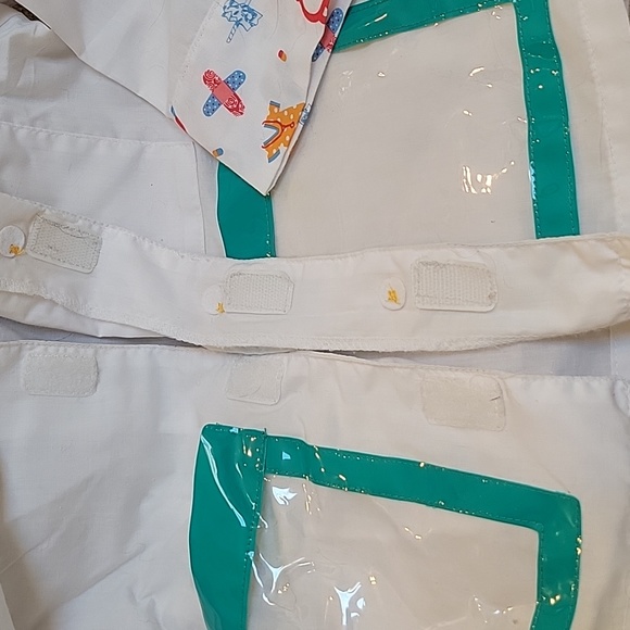 Dr Costume jacket, hat, face mask soft cotton poly mix, velcro closure Like NEW - Picture 2 of 6
